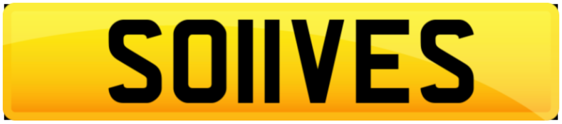 SO11 VES Solves Problem Solution Sol Loves Cherished Private Number Plate 786