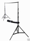 8 Sets of Photography Studio Background Support Stand with Backdrops and Carry Bags