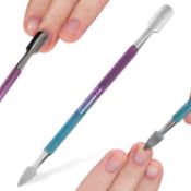 6000 Units x Cuticle Pusher - Dual Sided Premium Quality Metal Nail Scraper