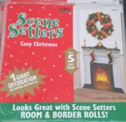 6 Scene Setters Cosy Christmas Design Giant Decoration.