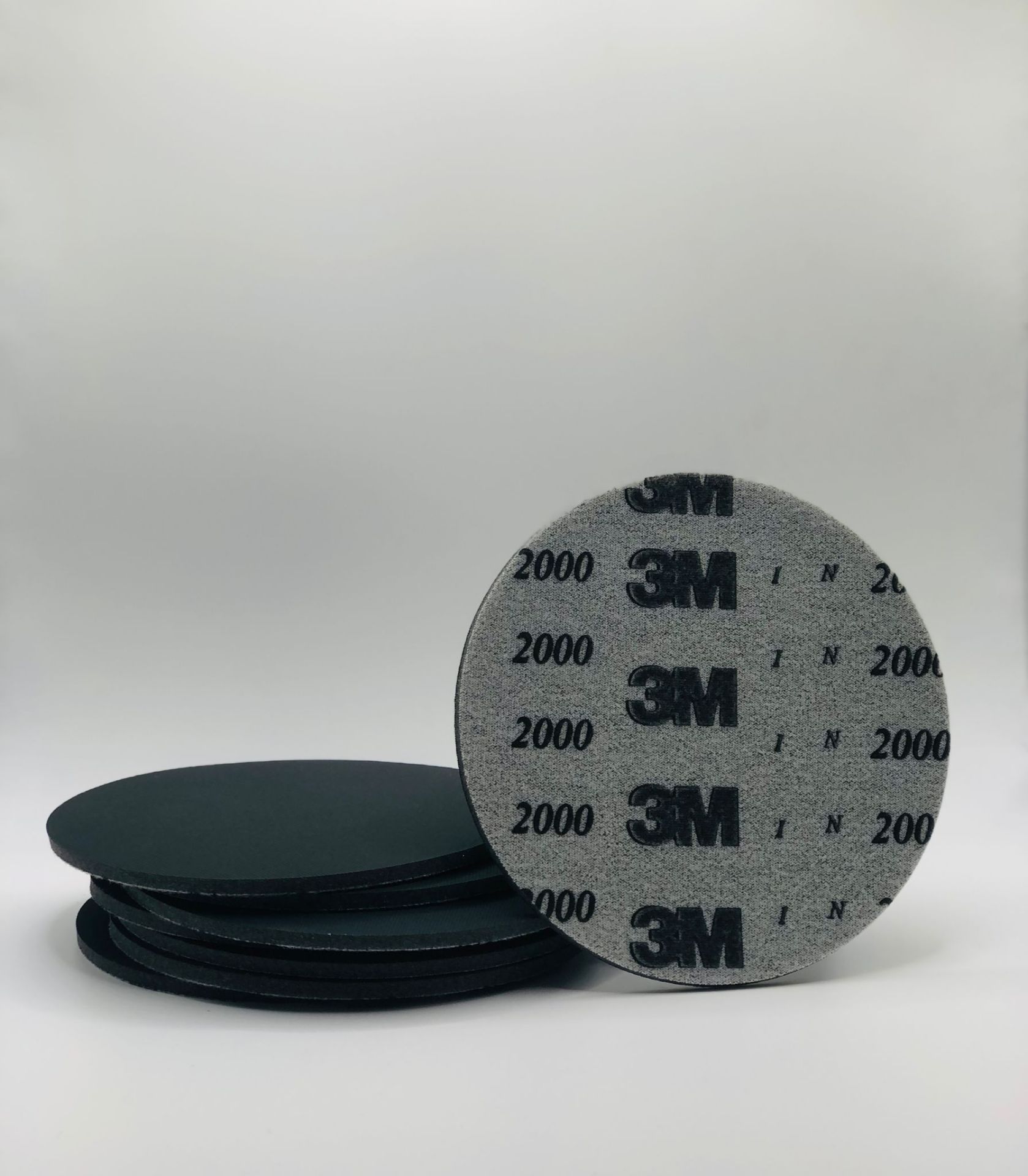 100 x 3M 150mm Foam Backed Sanding Pads 2000g RRP £400+ Body Spray Shops Preparation - Image 2 of 2