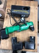 Hitachi 12V Angled Drill/Driver. DN 12DY