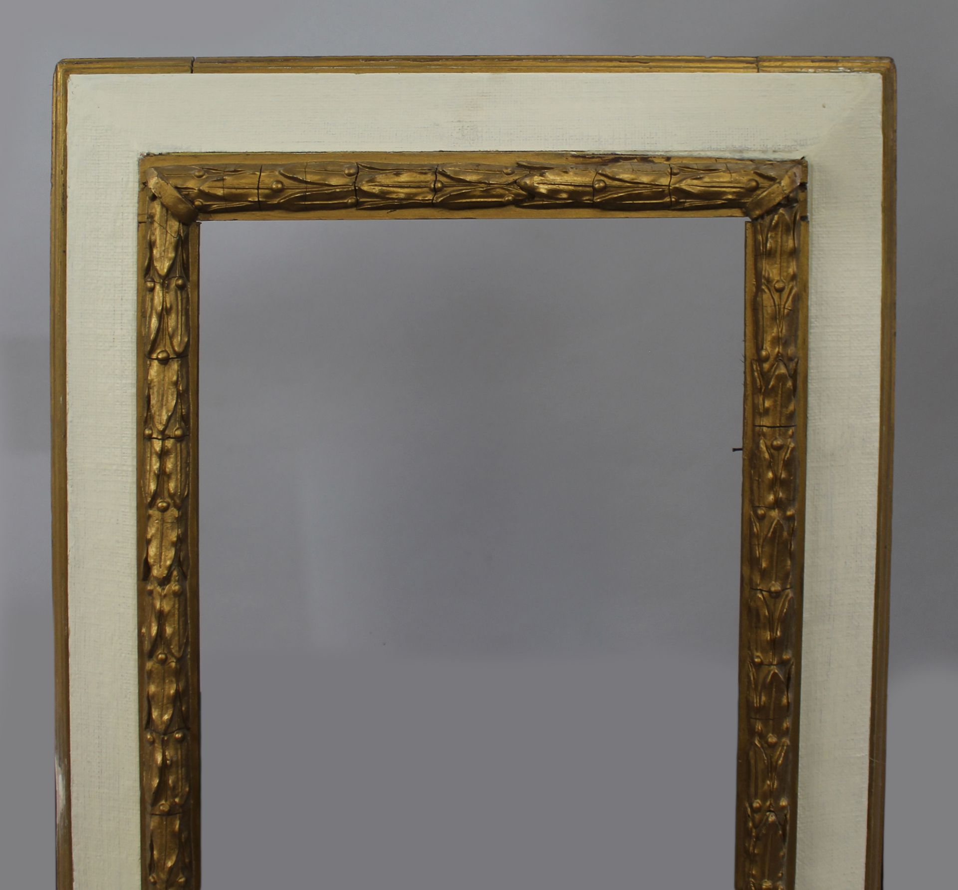 Early 20th c. Gilt & Painted Picture Frame - Image 2 of 3