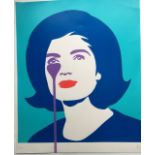 PURE EVIL (English 1968) Graffiti & Stencil ‘Jackie Kennedy in Tears’, screenprint, signed number...