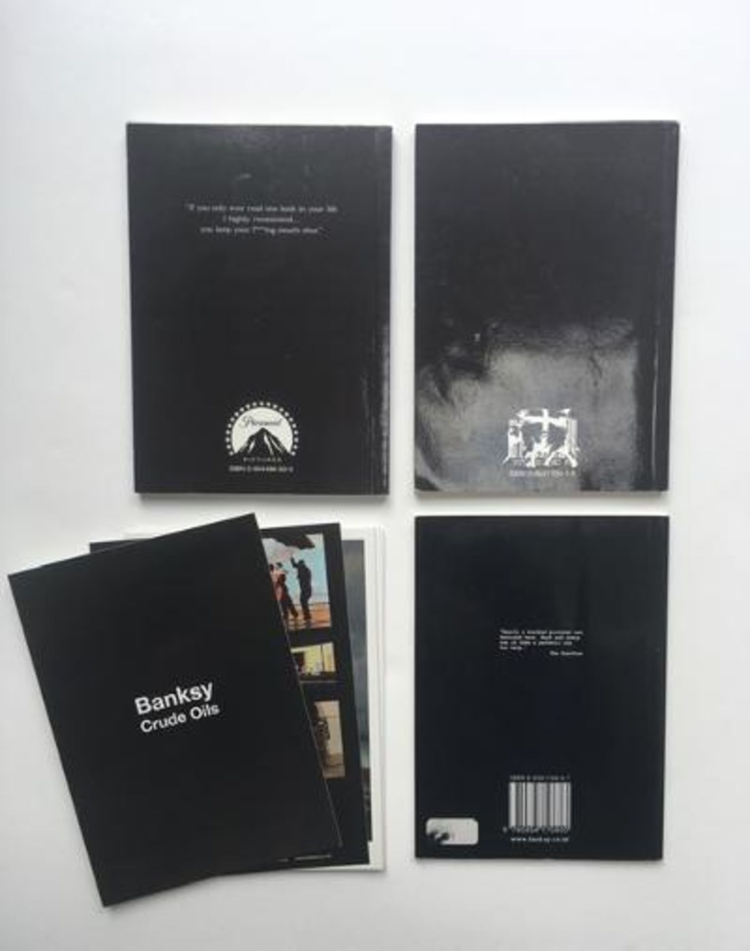 Banksy 3 Self Published Books 1st Ed 2001-04 and Rare Banksy Crude Oils Postcard Set 2005 - Image 4 of 16