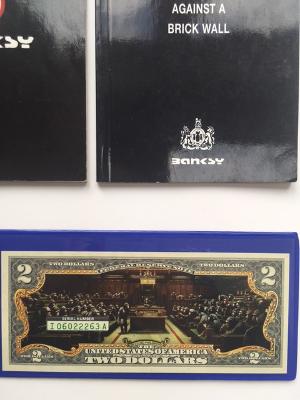 Banksy Self Published Books 1st Ed 2001-04 & Rare ‘Devolved Parliament’ – US Dollar - Image 5 of 16