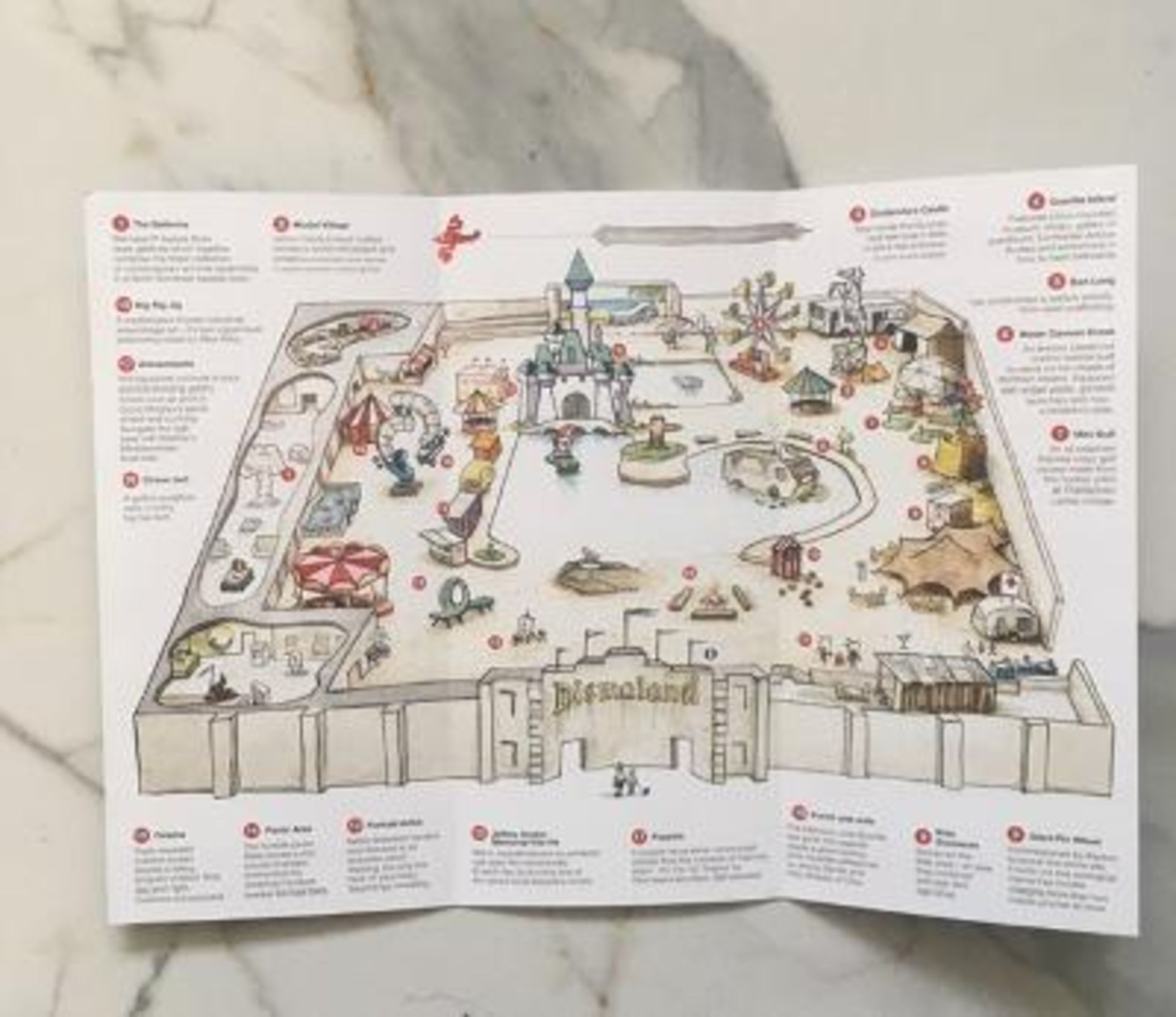 Six WSM Dismaland Bemusement Park Souvenirs including found Banksy ‘free art’ 2015 - Image 12 of 15