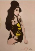 Bambi (b 1990 Uk) Iconic as Banksy female Graffiti Spray Art-Early Folio of 6 Screenprints with C...