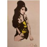Bambi (b 1990 Uk) Iconic as Banksy female Graffiti Spray Art-Early Folio of 6 Screenprints with C...