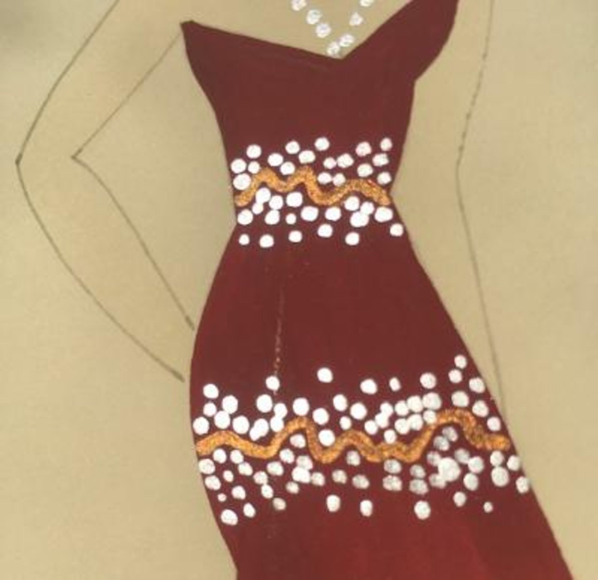 Erté, ART DECO 'Elegant lady' circa 1930's SilkScreen Pint by Romain de Tirtoff 1892-1990 - Image 7 of 8