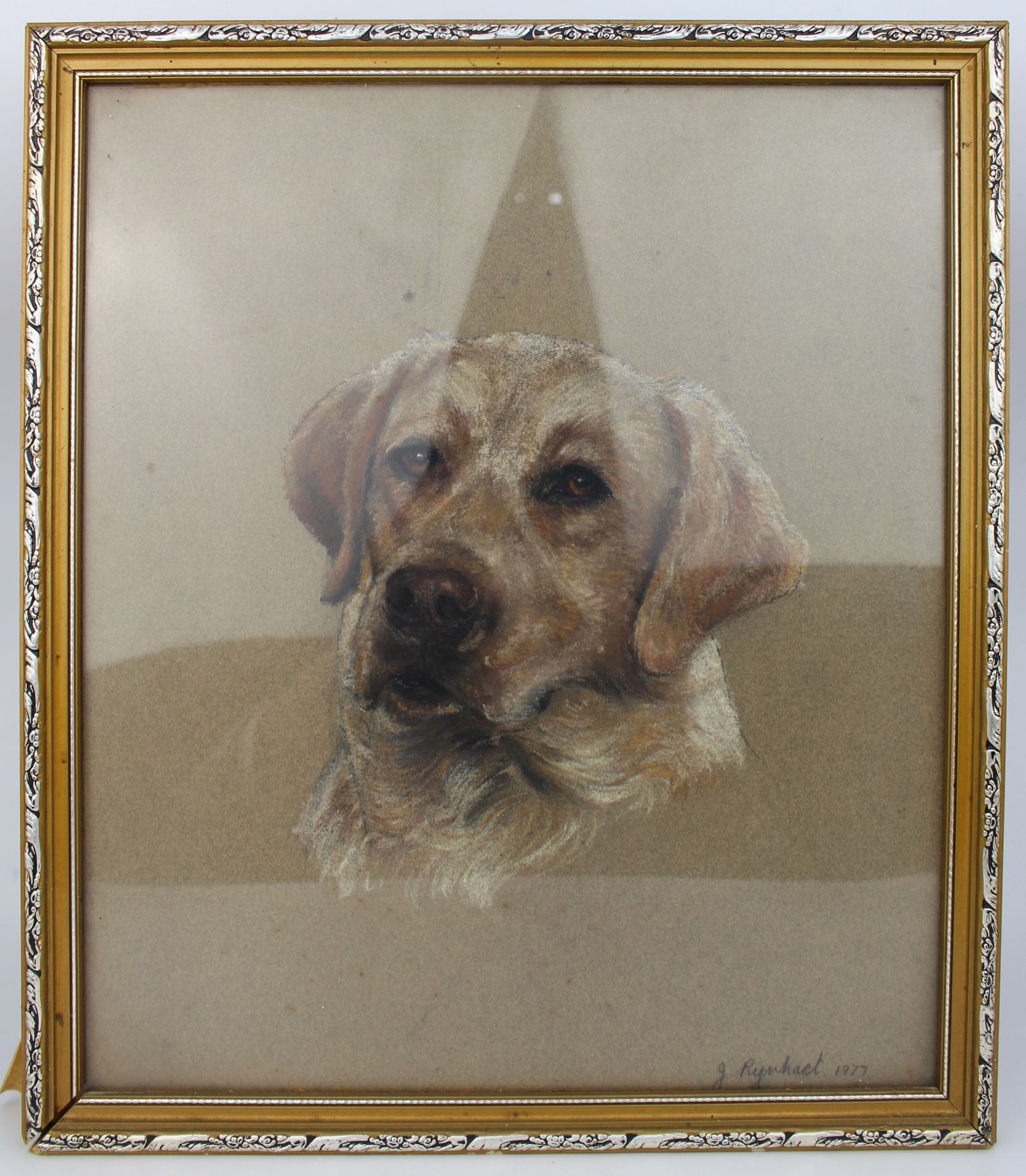 Pair of Original Pastel Animal Portraits by Jeanne Rynhart (1946-2020) - Image 5 of 7