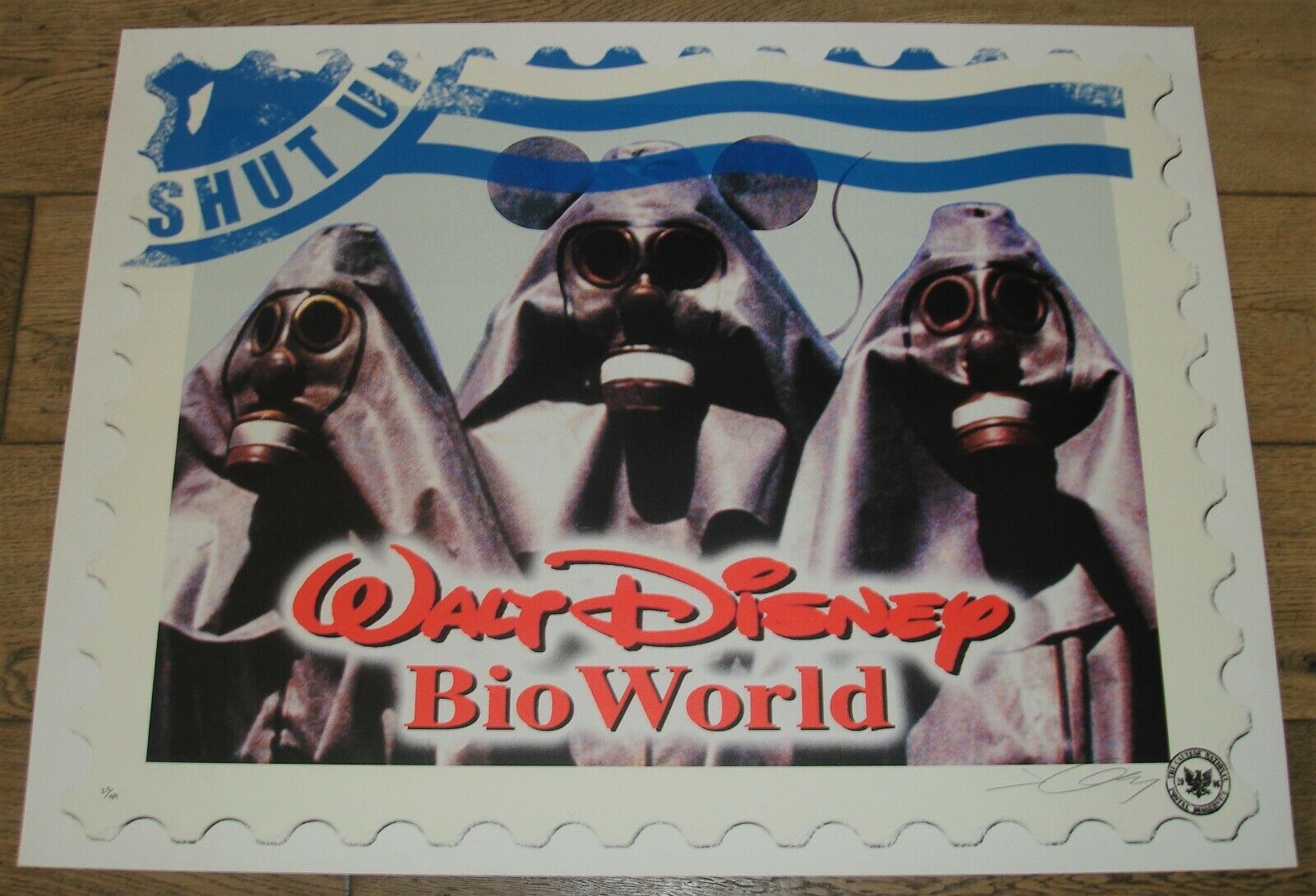 James Cauty - Walt Disney Bio World - America Shut Up -SIGNED EDITION No. 20/34 (2006) - EARLY RA...