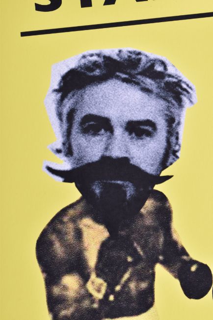 2006 Artists Face-off ‘Naughty’ Cauty VS ‘Wild’ Billy Childish 'Fight Ticket' by L 13 Gallery Fly... - Image 3 of 6