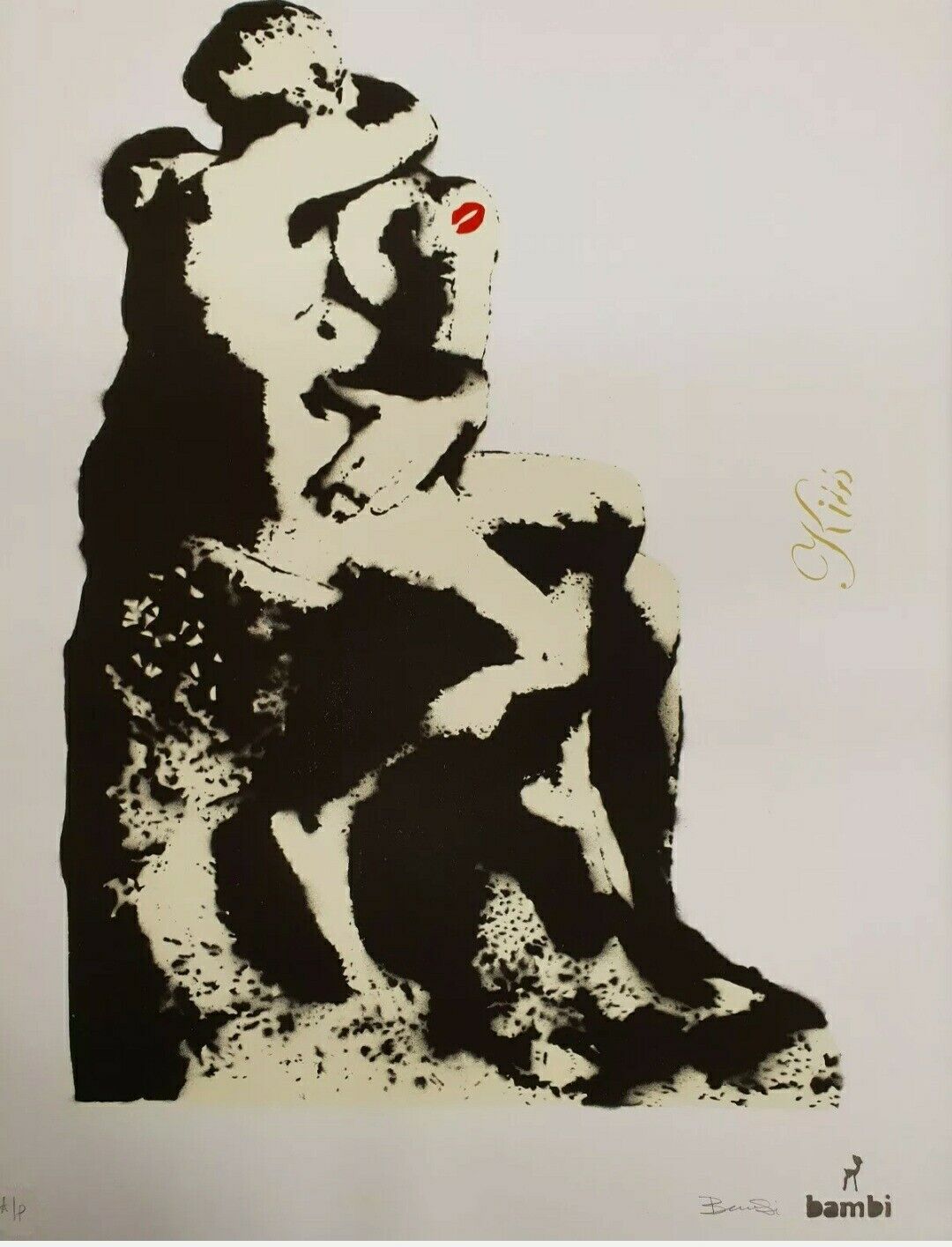 Bambi (b 1990 Uk) Iconic as Banksy female Graffiti Spray Art-Early Folio of 6 Screenprints with C... - Image 6 of 11