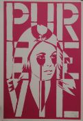 PURE EVIL (English 1968) Evil Sharon Tate from the 2013 open Edition in Blood Red (quite rare)