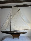 Vintage Nautical Columbia Yacht America's Cup 1901 Very Large Scale Model