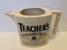 Vintage Bar Porcelain Water Jug Teachers Scotch