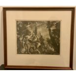 Biblical Lovers Scene Framed Rome Print by D. Andrew's