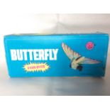 Vintage Tin Plate Butterfly Wind Up Toy