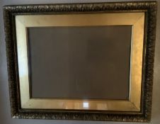 1880 French Gilded Glazed Picture Frame