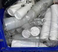 R1/0 - Job Lot Large Box of Plastic Cutlery, Cups and Lids