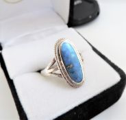 Sterling Silver Gemstone Ring