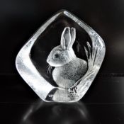 Mats Jonasson Crystal Miniature Rabbit