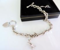 Sterling Silver Charm Bracelet