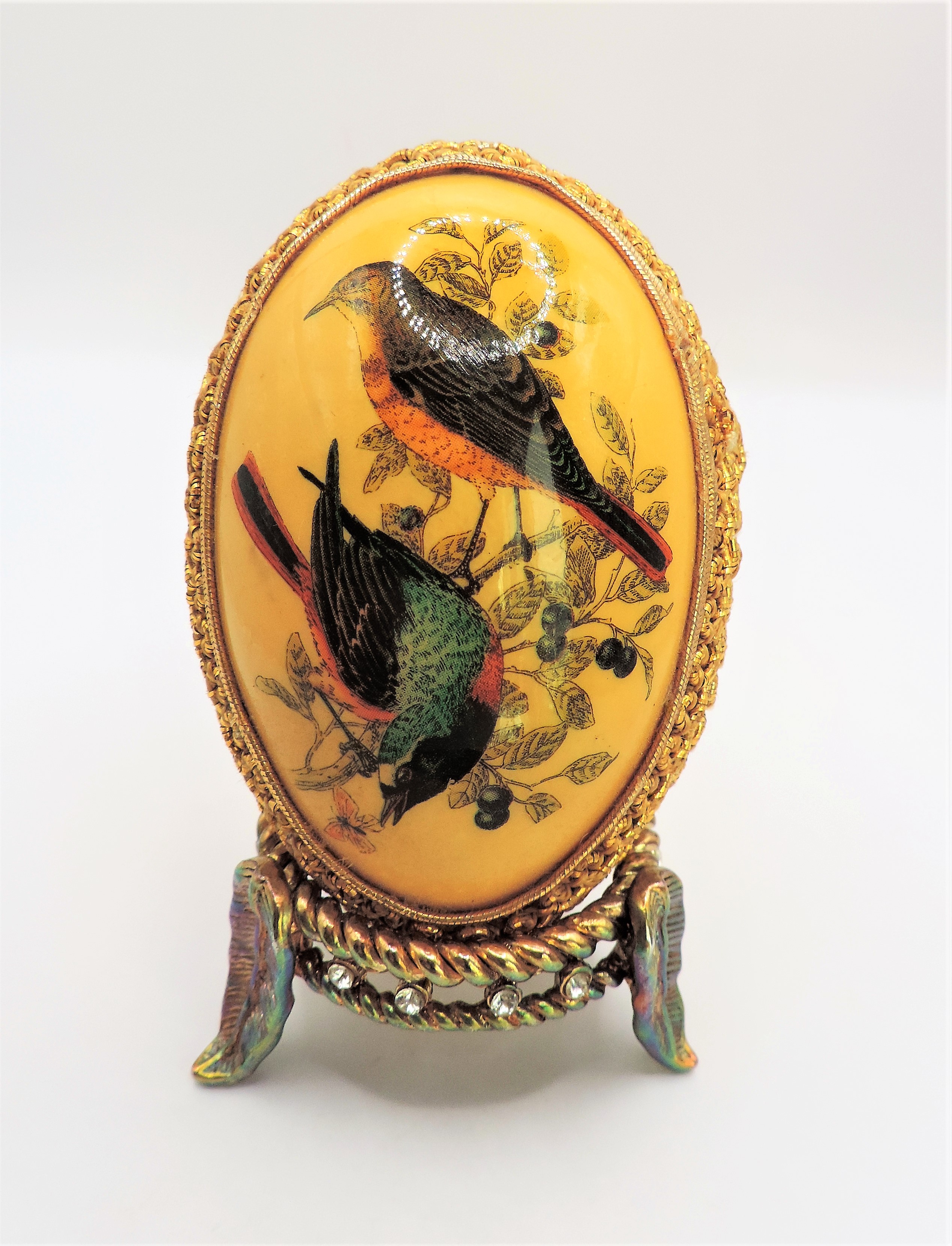 Faberge Style Decorative Egg & Stand - Image 3 of 3