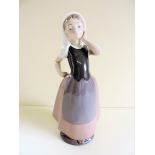 Lladro Nao Porcelain Figurine 'Farmers Girl'