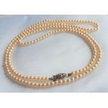 32 inch Strand Pearl Necklace with Gift Pouch
