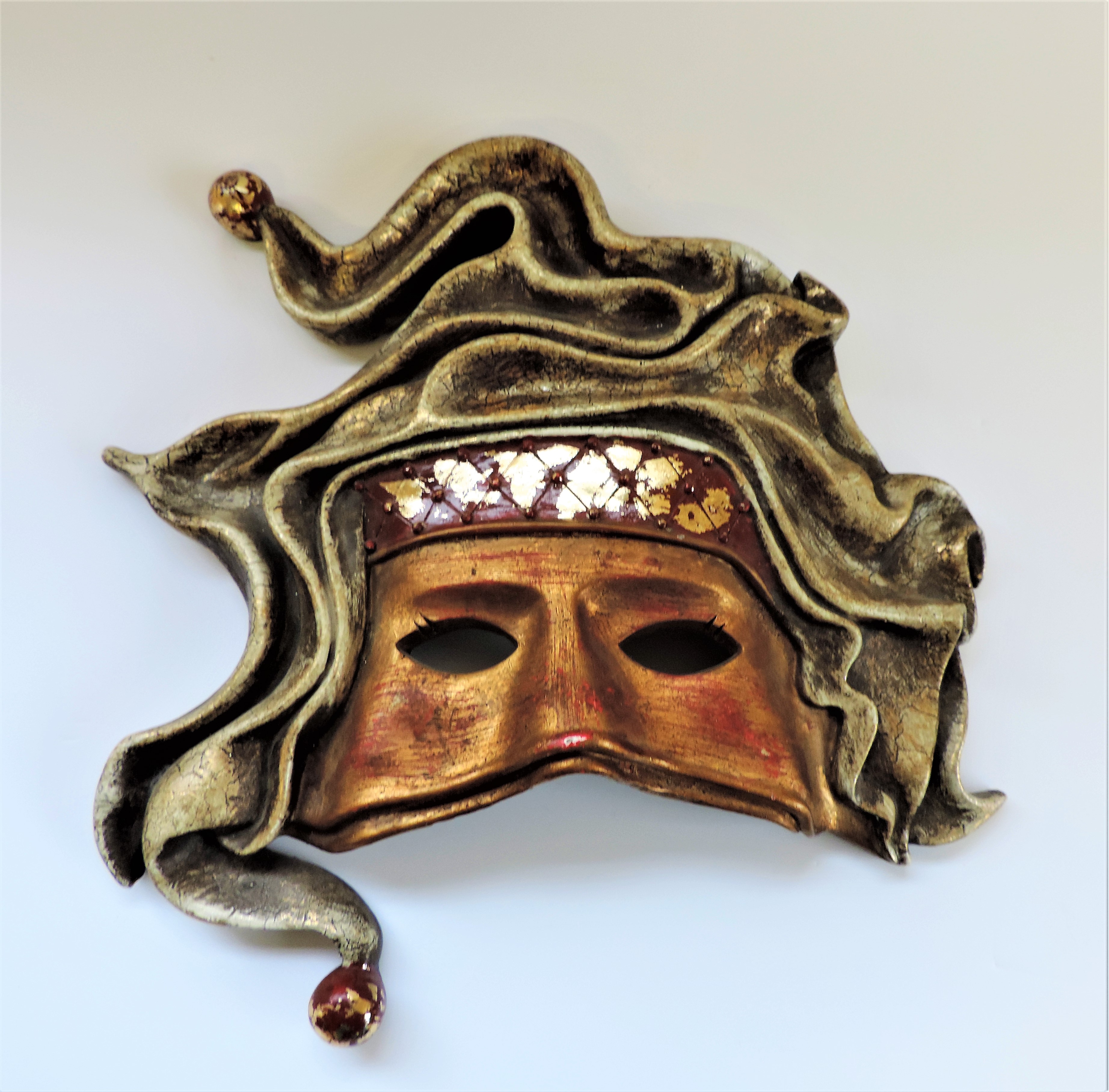 Artisan Harlequin Decorative Wall Mask