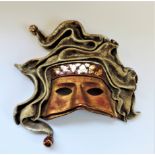 Artisan Harlequin Decorative Wall Mask