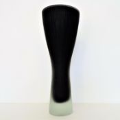 Sommerso Art Glass Trumpet Vase 32cm High