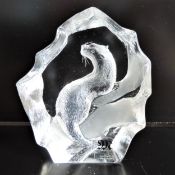 Mats Jonasson Miniature Crystal River Otter