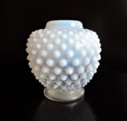 Vintage Hobnail Glass Vase