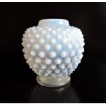 Vintage Hobnail Glass Vase