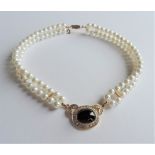 Princess Diana Inspired Pearl Choker Necklace with Gift Box