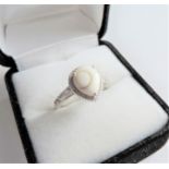 Sterling Silver Gemstone Ring New with Gift Pouch