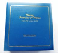 Danbury Mint Diana Princess of Wales 105 Complete Set First Day Covers Stamp Album