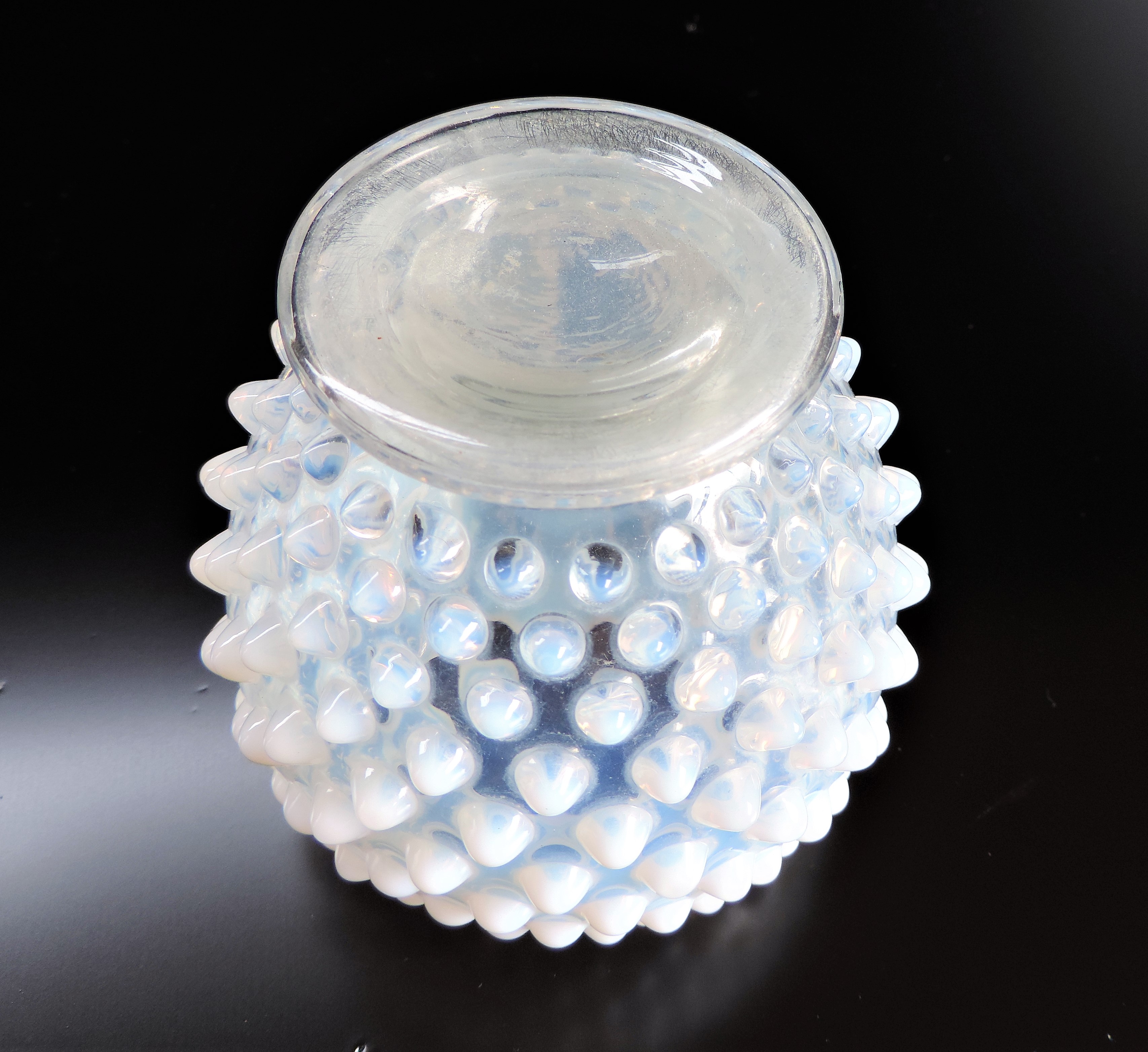 Vintage Hobnail Glass Vase - Image 3 of 4