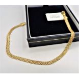 14k Gold on 925 Silver Bracelet Made in Italy 'New' with Gift Box