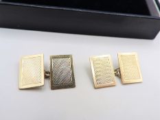 Vintage Gold on Sterling Silver Cufflinks