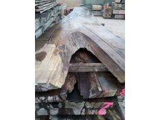 Hardwood Air Dried Sawn English Chestnut Waney Edge/ Live Edge Slab/ Table Top