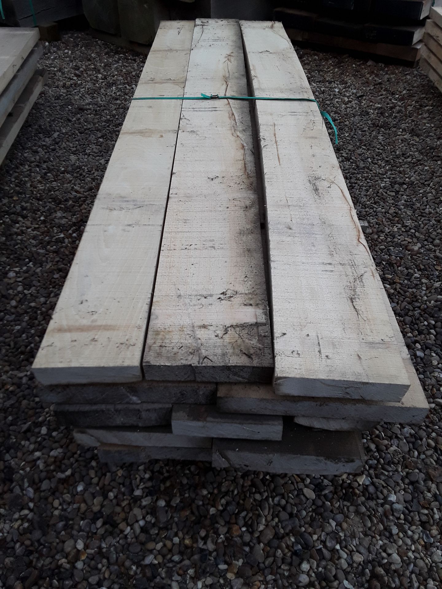 12x Hardwood Seasoned Sawn Timber Square Edged English Beech Boards / Slabs - Image 4 of 5