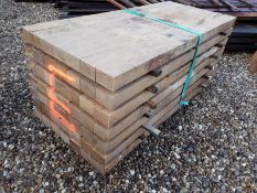 49x Hardwood Fresh Sawn Timber English Oak Posts
