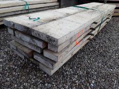 12x Hardwood Seasoned Sawn Timber Square Edged English Beech Boards / Slabs