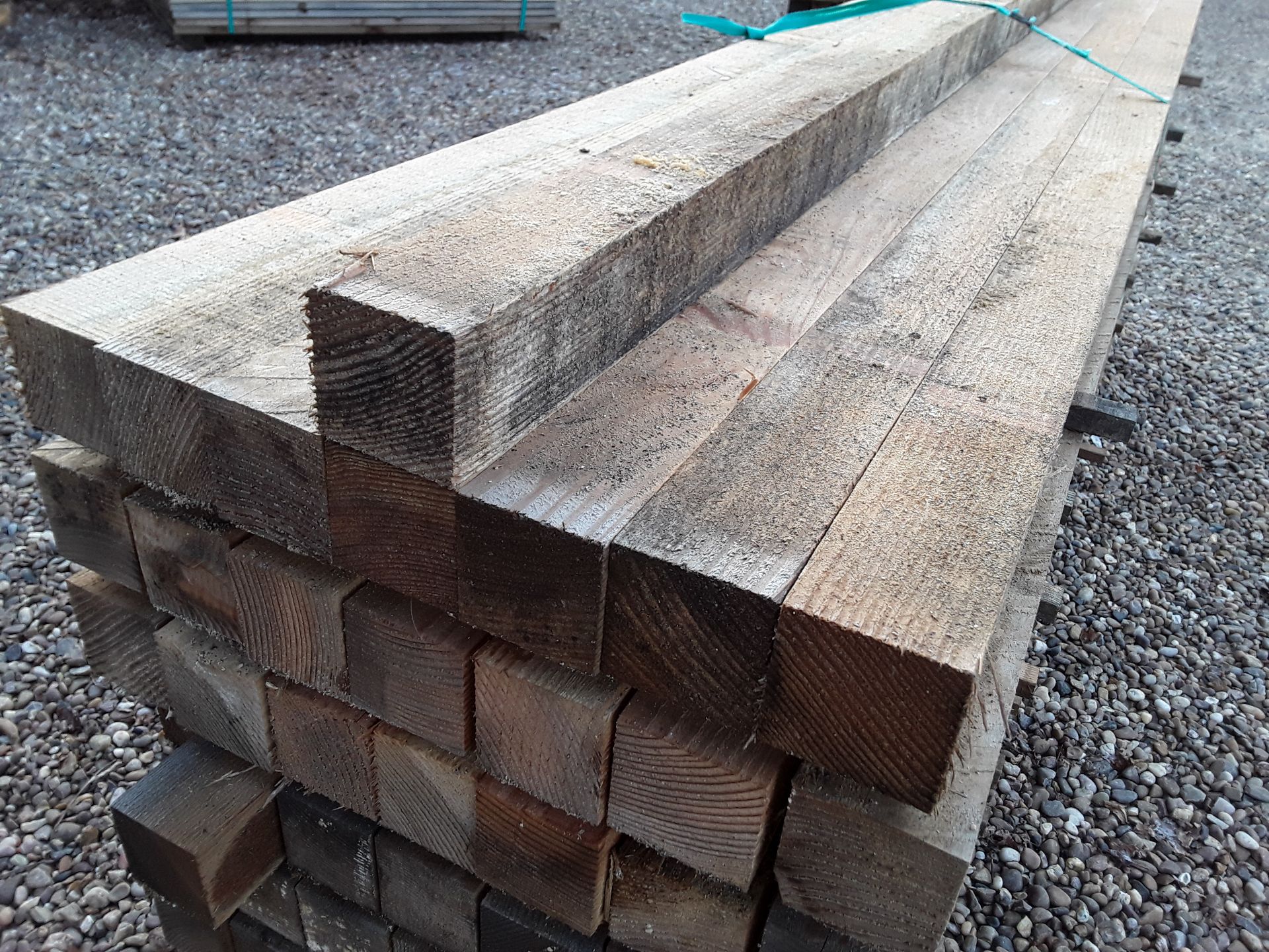 50x Softwood Sawn Untreated Larch / Douglas Fir Posts 3" X 3" X 8FT - Image 6 of 6