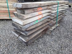 10x Hardwood Seasoned Sawn Timber Square Edged English Beech Boards / Slabs