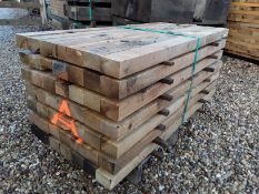 49x Hardwood Fresh Sawn Timber English Oak Posts